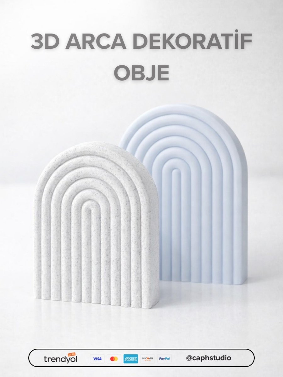 3D Arca Dekoratif Obje